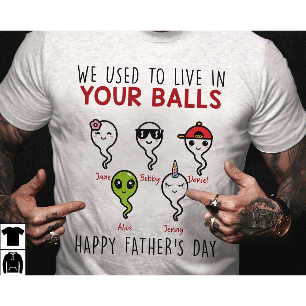 Personalized Dad Funny Fathers Day Shirt